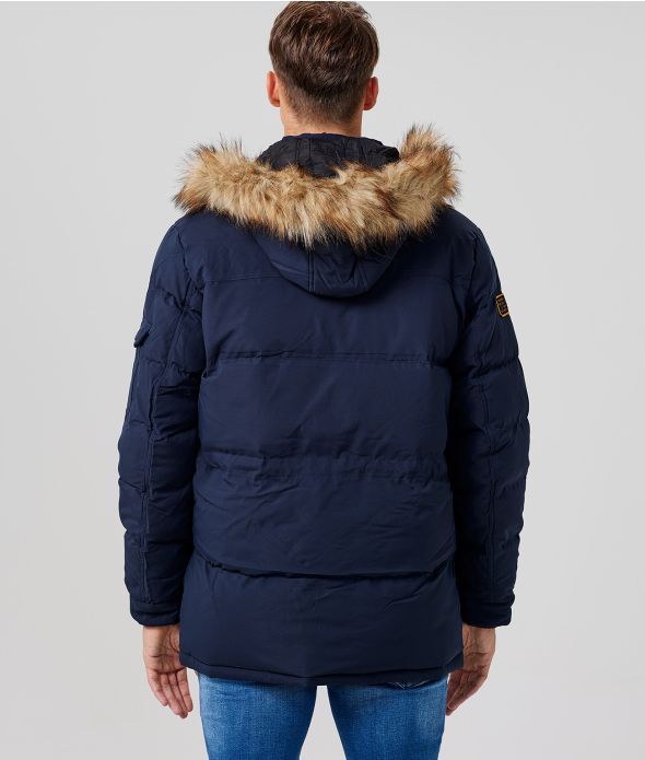 MONSOOR JACKET JACKET, BLUE BLACK