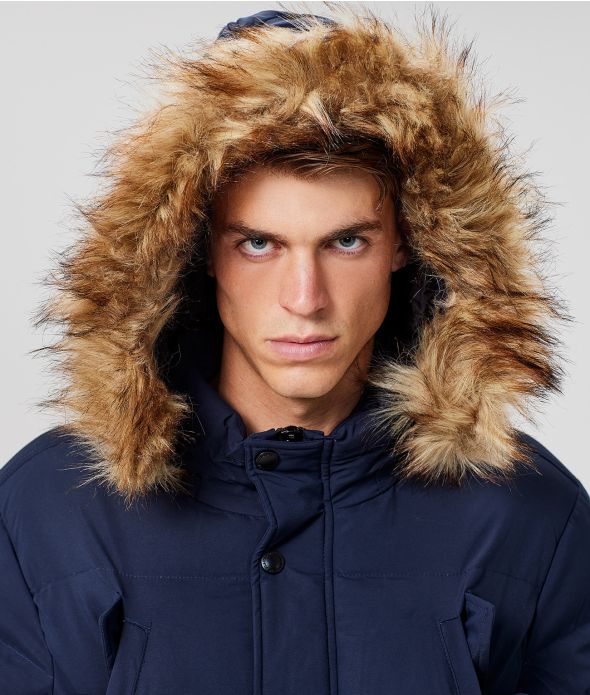 MONSOOR JACKET JACKET, BLUE BLACK