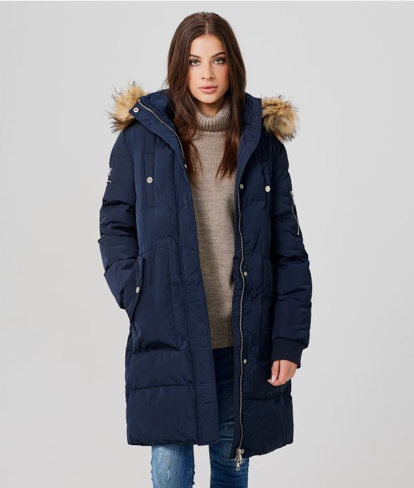 LOLLY COAT JACKET, DARK BLUE