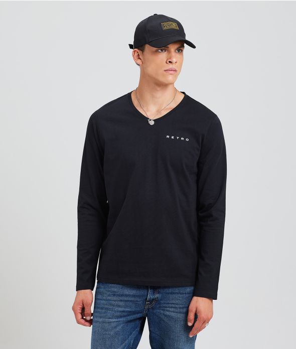 IROKO LONGSLEEVES L.S.TOP, BLACK