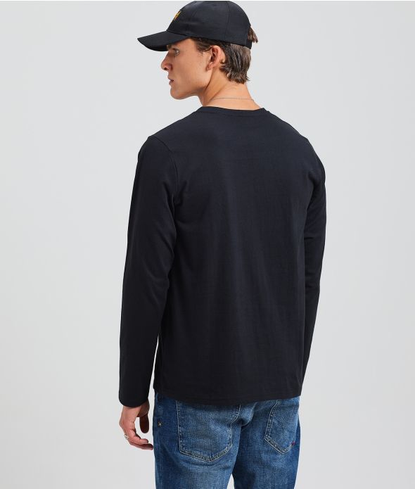 IROKO LONGSLEEVES L.S.TOP, BLACK