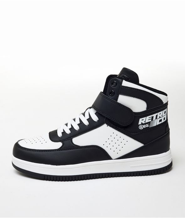 BREAKER SHOES SNEAKERS, BLACK-WHITE