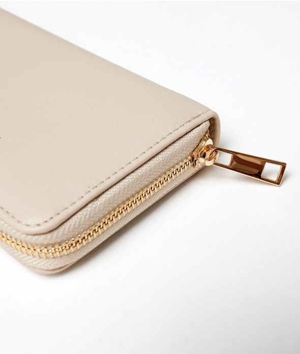 JAZLYN WALLET, BEIGE