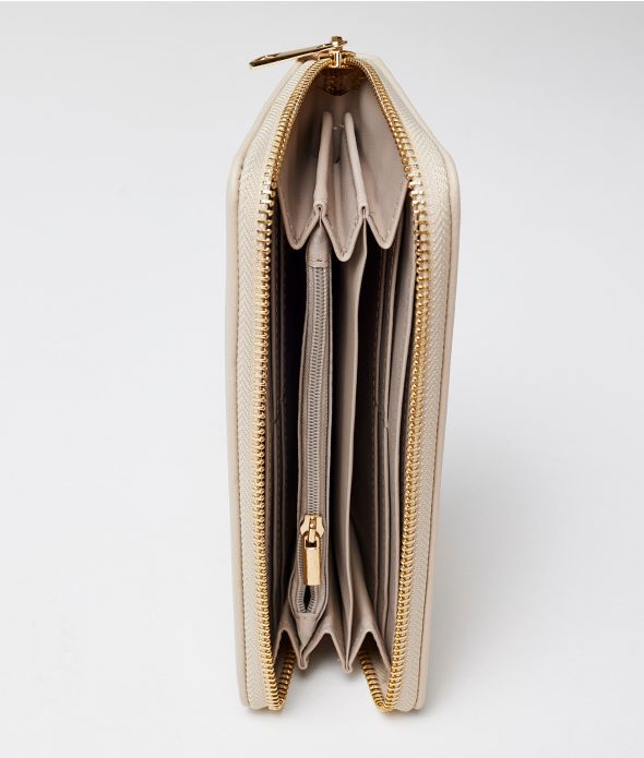 JAZLYN WALLET, BEIGE