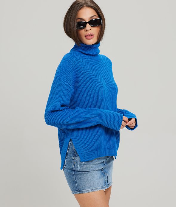 AYAN SWEATER SWEATER, BLUE