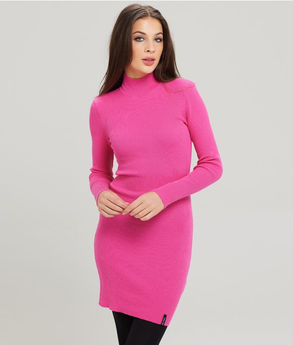 LIGNUM DRESS DRESS, MAGENTA