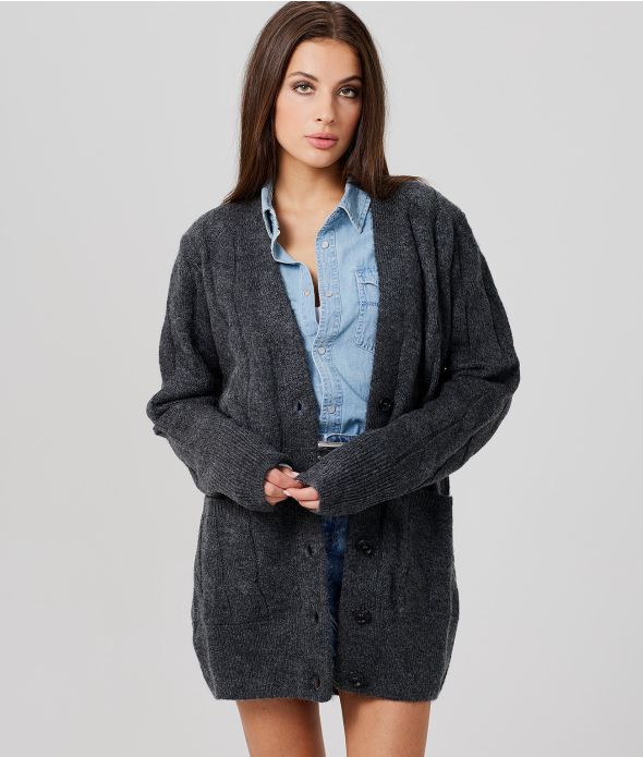 ROSEVILLE CARDIGAN CARDIGAN, ANTRA MELANGE