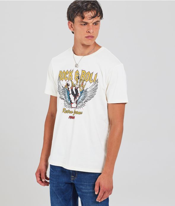 THUNDER T-SHIRT, OFFWHITE