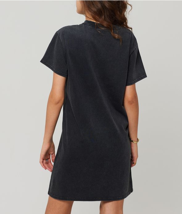 ALPINE TUNIC DRESS, BLACK