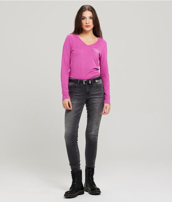 PINE LONGSLEEVES L.S.TOP, FUXIA