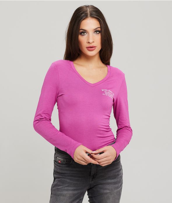 PINE LONGSLEEVES L.S.TOP, FUXIA