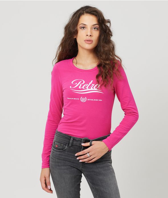 LOLLY NŐI HOSSZÚ UJJÚ PÓLÓ, RÓZSASZÍN