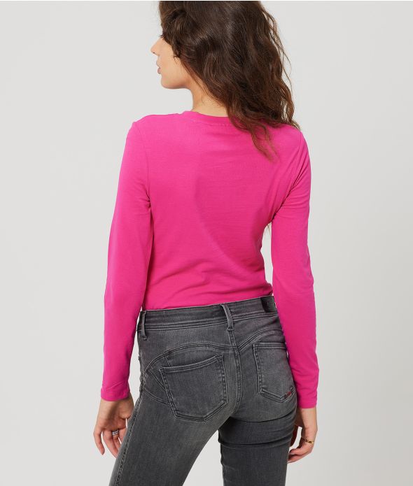 LOLLY NŐI HOSSZÚ UJJÚ PÓLÓ, RÓZSASZÍN