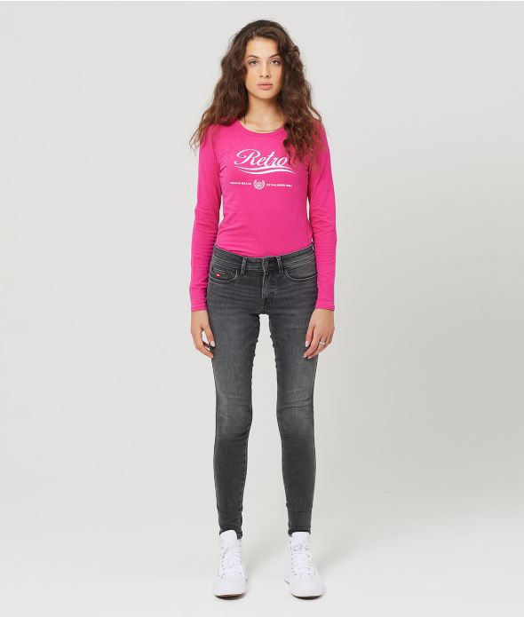 LOLLY NŐI HOSSZÚ UJJÚ PÓLÓ, RÓZSASZÍN