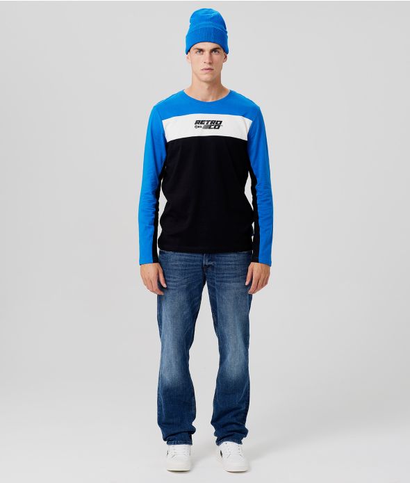 BREAKER LONGSLEEVE L.S.TOP, BLUE