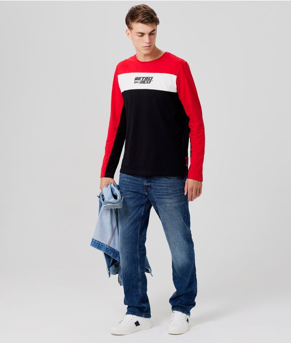 BREAKER LONGSLEEVE L.S.TOP, RED