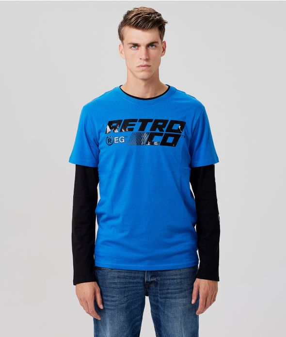 RAZOR T-SHIRT, BLUE