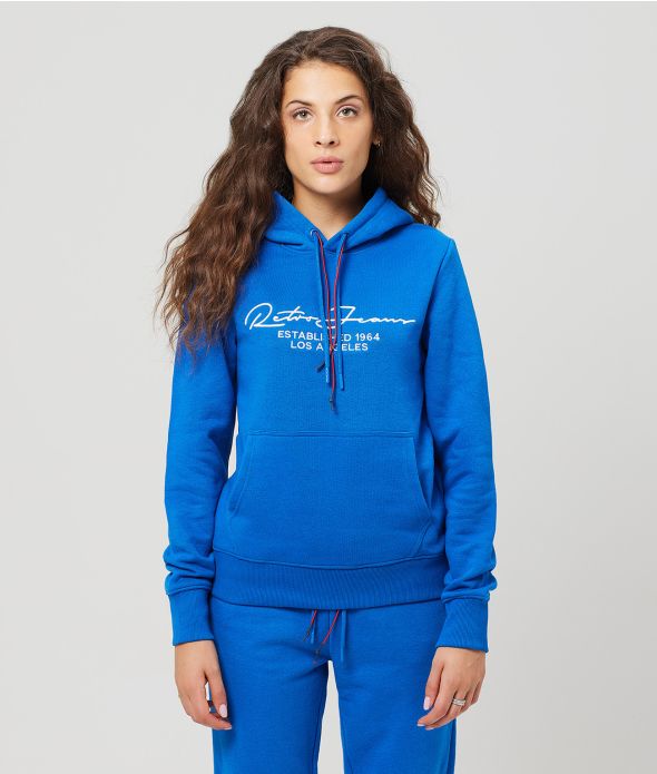 AYAN HOODIE JOGGING TOP, BLUE