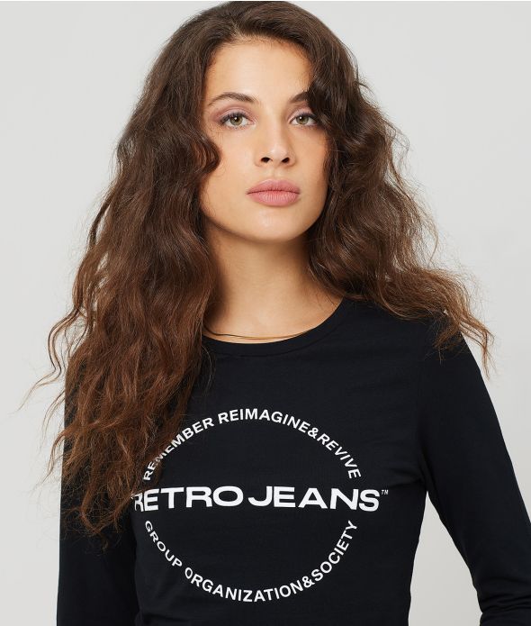 KARRI LONGSLEEVE L.S.TOP, BLACK