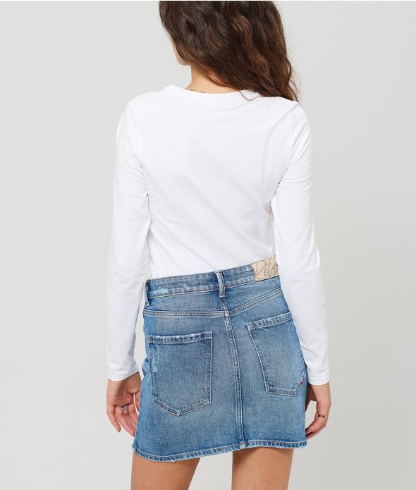 KARRI LONGSLEEVE L.S.TOP, WHITE