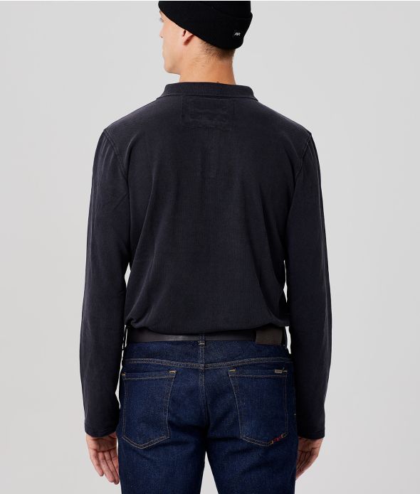 TUPELO HOSSZÚUJJÚ PÓLÓ, BLACK