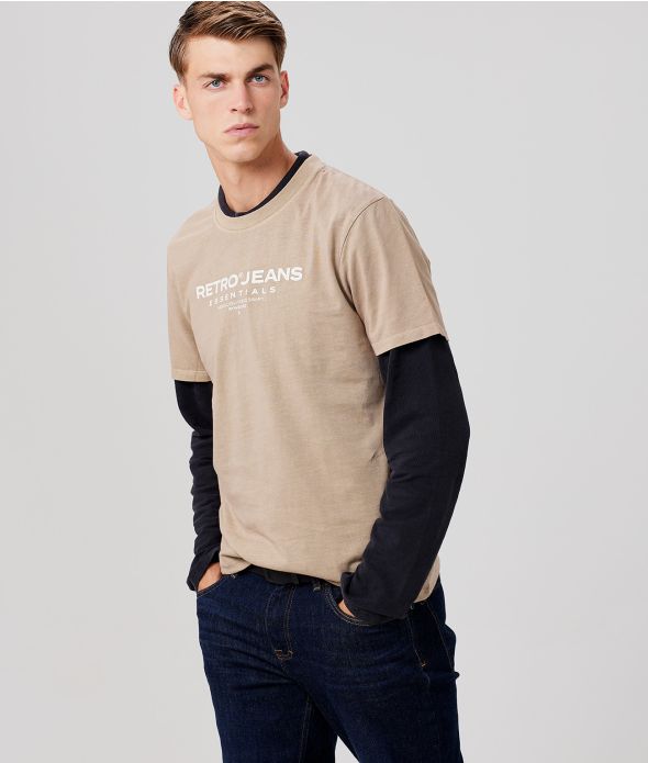 BALSA T-SHIRT, BROWN