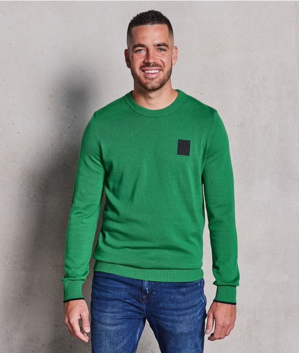 GOALKEEPER KNIT SWEATER, GREEN