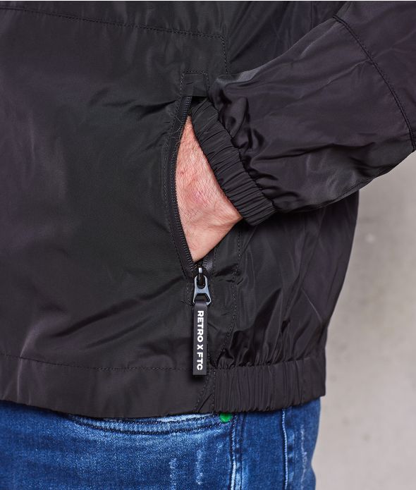 STRIKER WINDBREAKER JACKET, BLACK