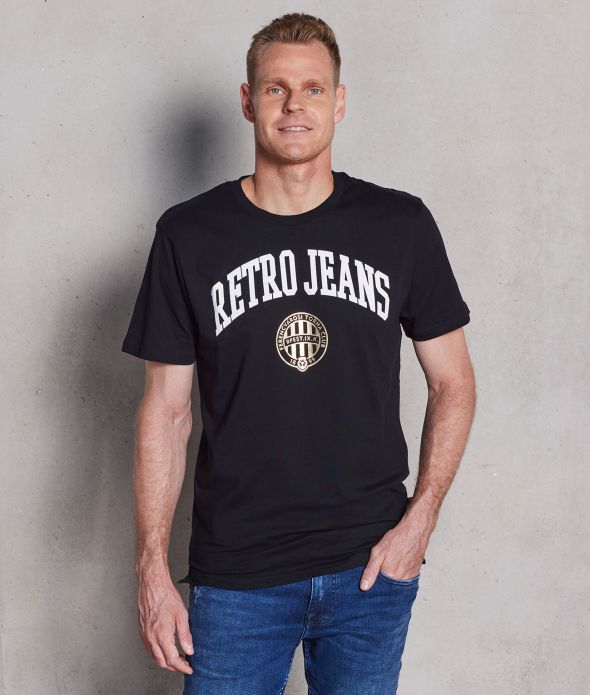 GREEN EAGLE T-SHIRT, BLACK
