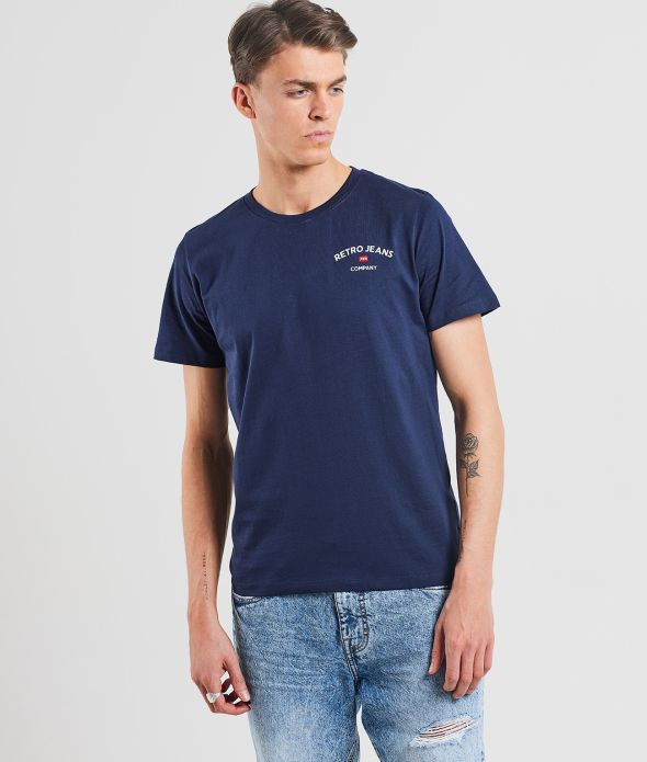 KALEN T-SHIRT, NAVY BLUE