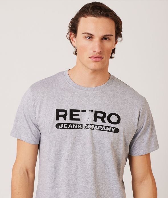 RUSH T-SHIRT, DARK GREY MELANGE