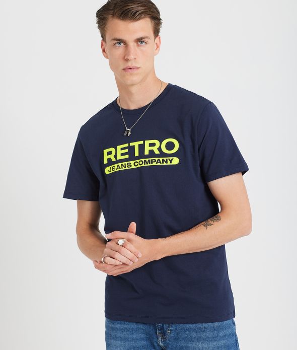 RUSH T-SHIRT, NAVY BLUE