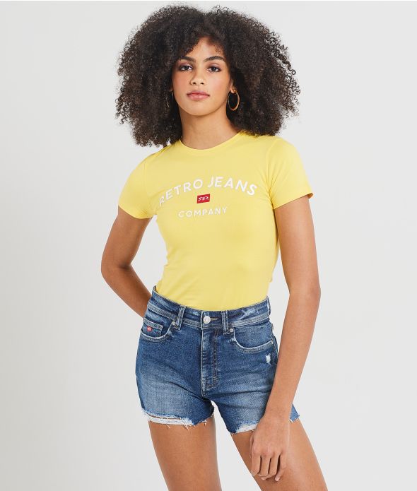 MELINA T-SHIRT, YELLOW