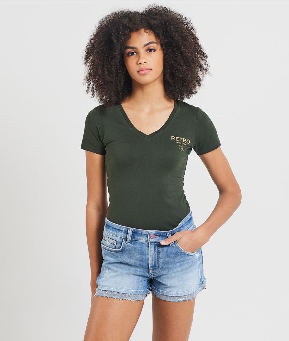 NINETTE T-SHIRT, KHAKI