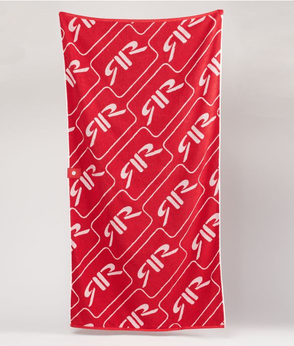 OLLY BEACH TOWEL, RED