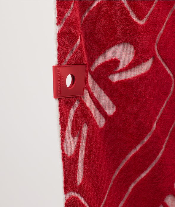 OLLY BEACH TOWEL, RED