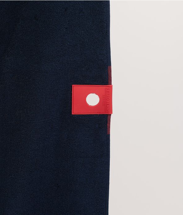 SURIN BEACH TOWEL, DARK BLUE