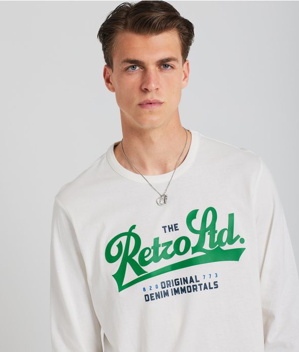 ASHEVILLE L.S.TOP, OFFWHITE