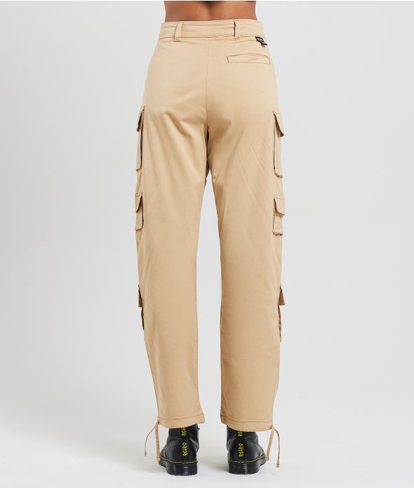 EILEEN BAGGY PANTS, BEIGE