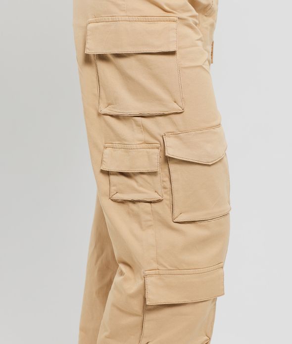 EILEEN BAGGY PANTS, BEIGE