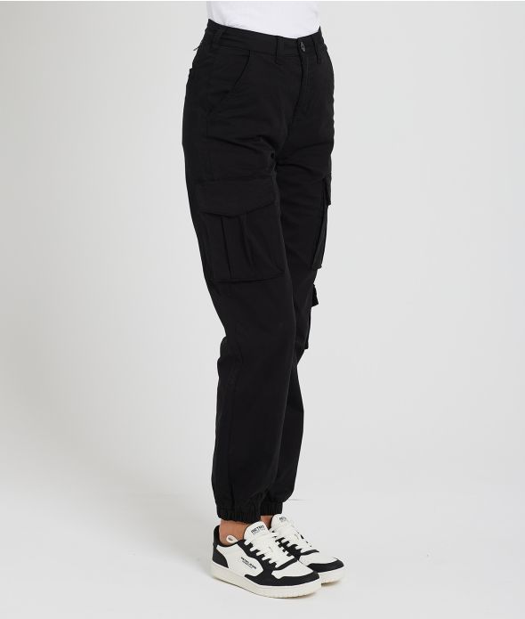 EILEEN CARGO PANTS, BLACK