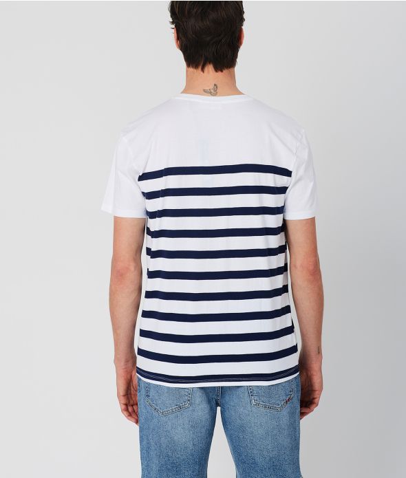 LIONEL T-SHIRT, WHITE STRIPED