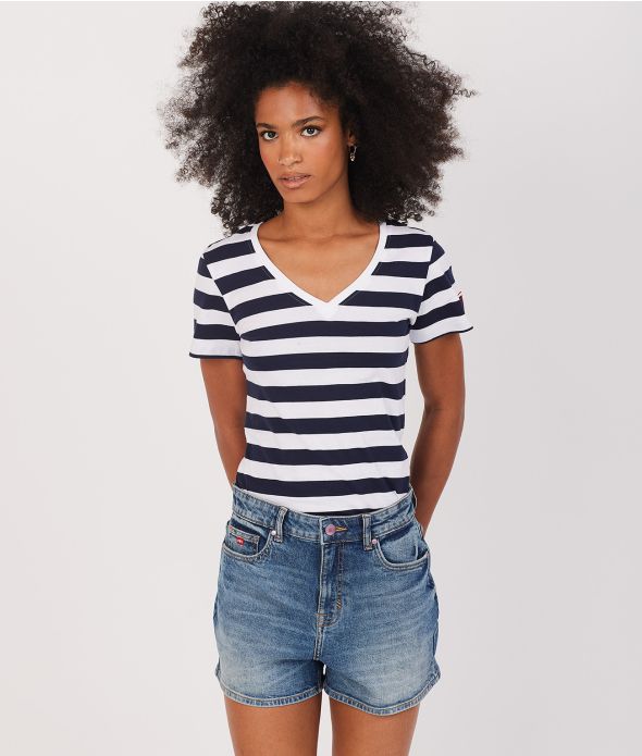 ANTILLA V T-SHIRT, DARK BLUE