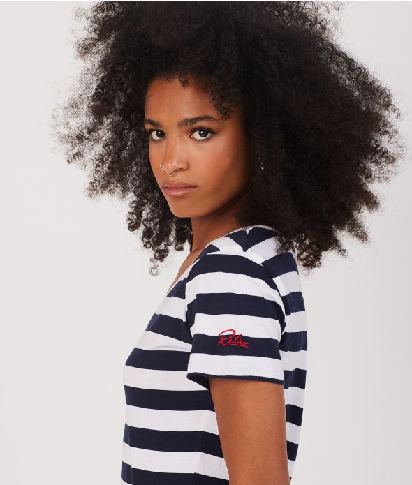 ANTILLA V T-SHIRT, DARK BLUE