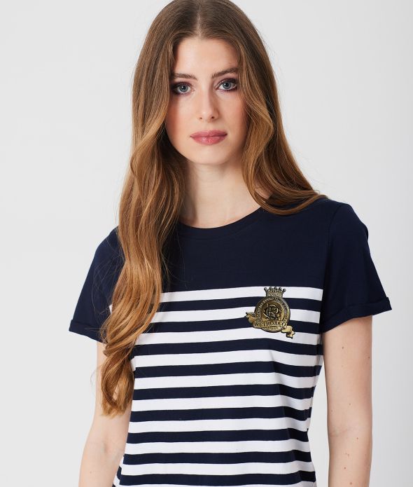 YARA T-SHIRT, DARK BLUE