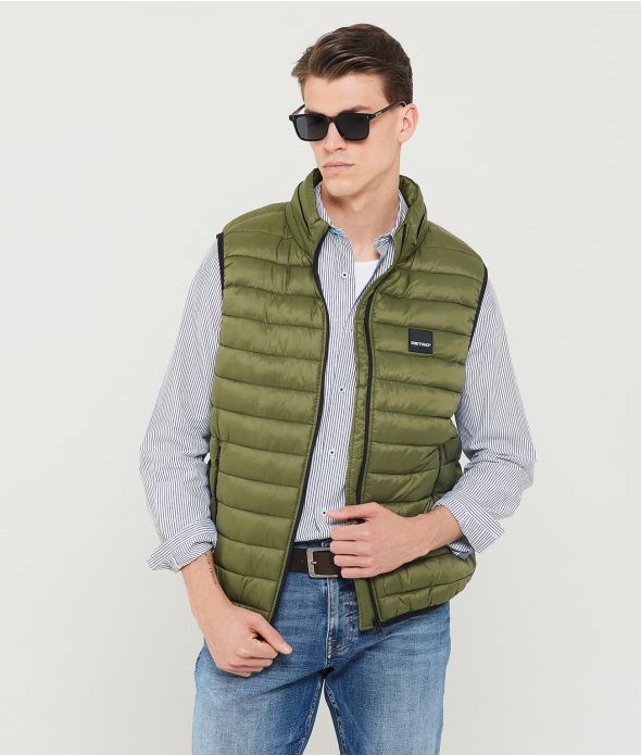 AMOS VEST, KHAKI