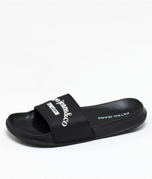 FRANCES SLIPPERS, BLACK