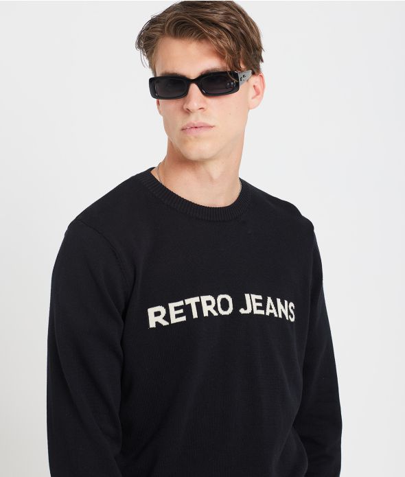 ALISTAIR SWEATER KNITWEAR, BLACK