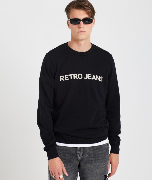 ALISTAIR SWEATER KNITWEAR, BLACK