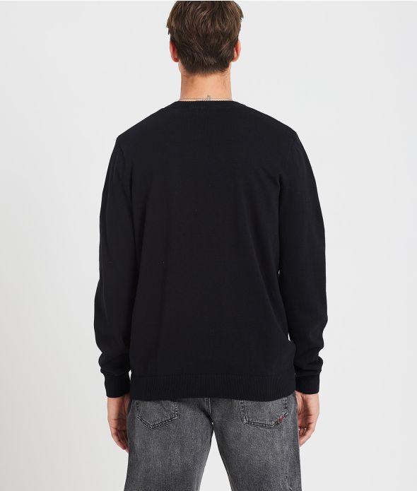 ALISTAIR SWEATER KNITWEAR, BLACK